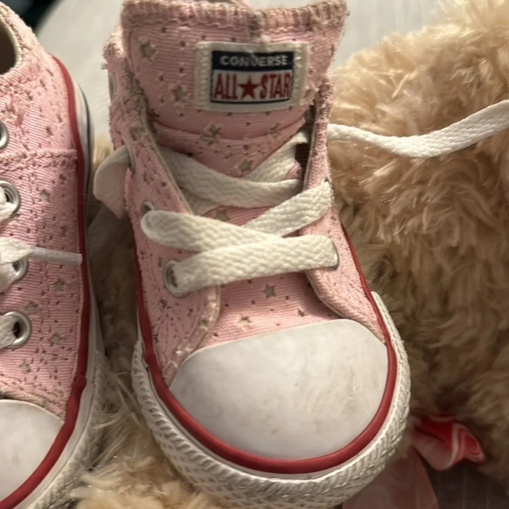Converse CTAS Madison OX Toddler's Shoes Cherry Blossom/Driftwood/White 760711F